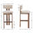 Francile Upholstered Stool with Solid Wood Frame-352002160-352002163