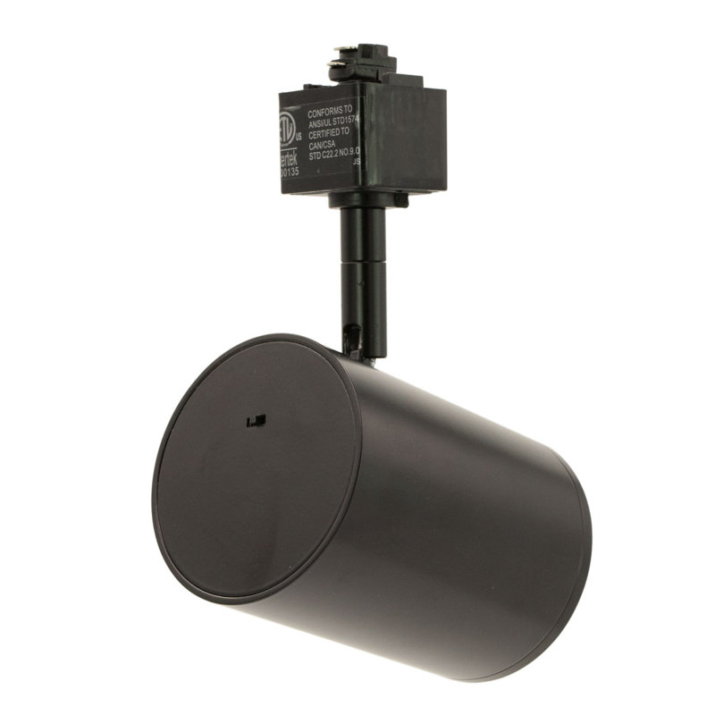 LED Adjustable Track Head, Black, 6" H x 3" W x 4" D