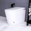 Toilette blanche intelligente avec affichage à DEL