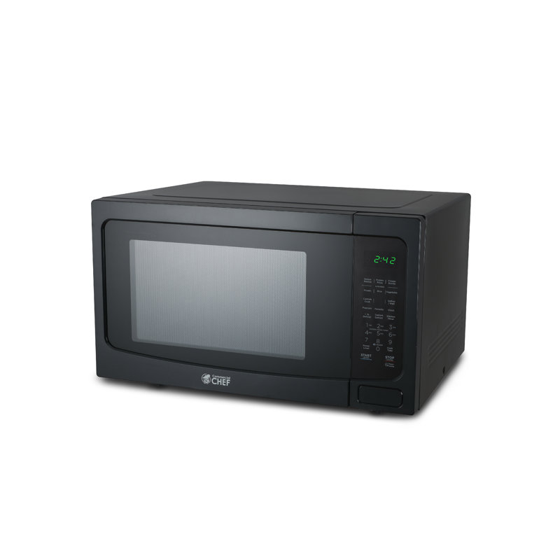 CHM Series Commercial Chef 21.8" 1.6 cu ft. 1100 - Watt Countertop Microwave, Black