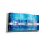 «Blue Abstract NYC Skyline» par Epic Portfolio, art mural sur toile-53307788