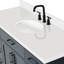 Meuble-lavabo simple en bois massif Tidworth avec plateau en quartz blanc de 1,5 po-1205209738-1171835466