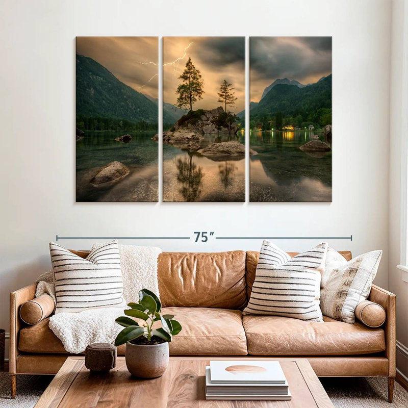 Alvord Magical Lakeside Mountain, H 42 po x l 65 po