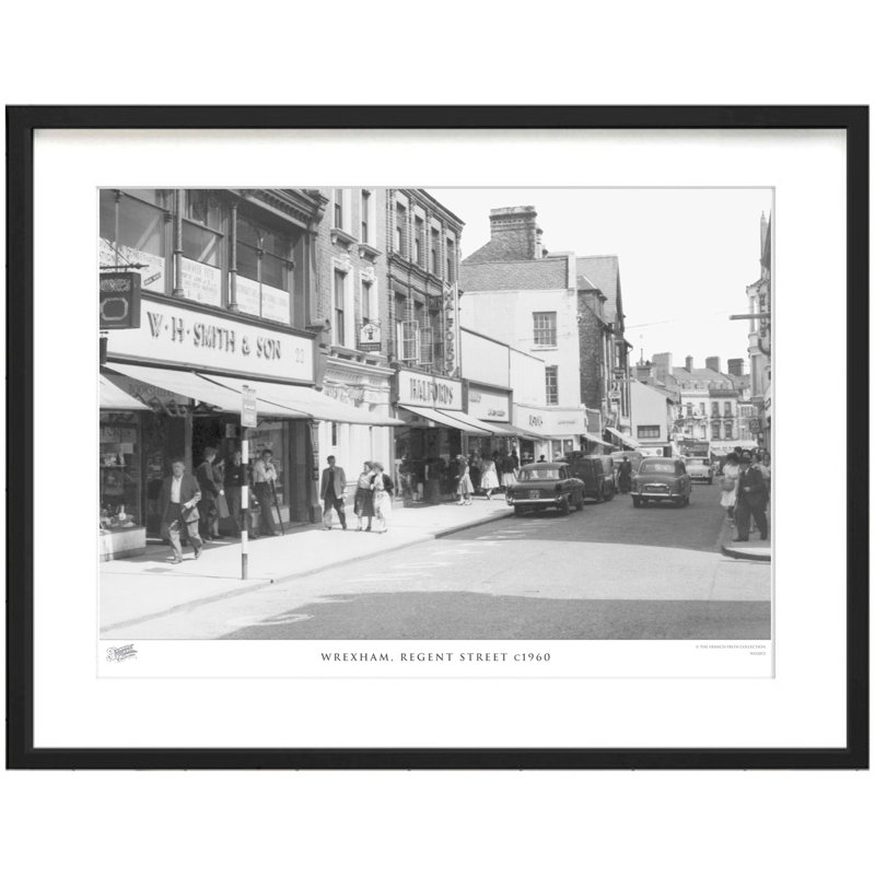 Wrexham, Regent Street C1960 by Francis Frith - Single Picture Frame Print, 60cm H x 80cm W x 2.3cm D