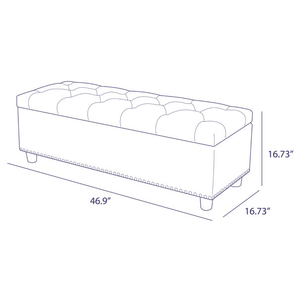 Chicago Upholstered Storage Ottoman