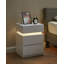 Casein 40cm W Manufactured Wood Bedside Table-2054338429