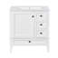Meuble-lavabo moderne de 30 po avec lavabo en céramique, 3 tiroirs, meuble de rangement moderne avec cadre en bois massif-110369551