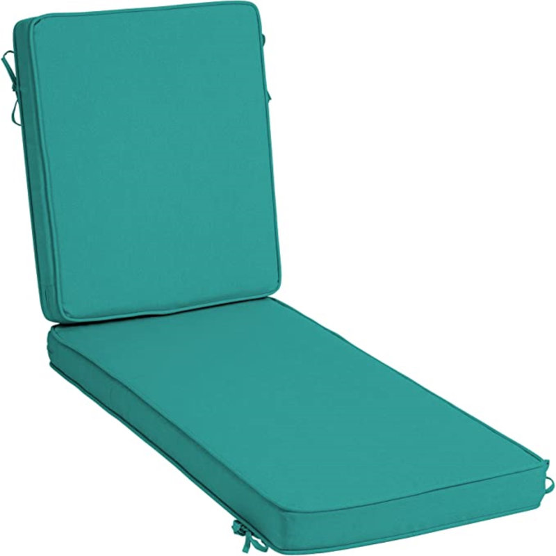 Outdoor 4'' Seat / Back Cushion, Teal