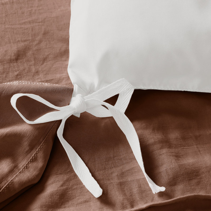 Harris Soft Washed Pinch Pleated Duvet Cover Set, Twin/Twin XL Duvet Cover + 1 Standard Sham, White