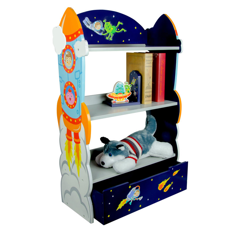 Outer Space Outer Space 40''H x 24"W Character Kids Bookcase