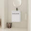 Meuble-lavabo flottant mural avec lavabo en céramique-73486540