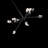 Synapse 12 - Light Aluminium Dimmable LED Sputnik Sphere Chandelier-70593643