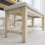 Ensemble de table de salle à manger extensible 6 pièces avec banc en bois-887018646