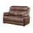 Diandre Dark Brown Upholstered 3-Piece Sofa Set