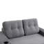 Canapé-lit convertible 2-en-1 avec support en mousse viscoélastique haute densité, canapé-lit escamotable pour le salon ou la chambre à coucher.-1583429287