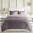 King 3M Bedding - Comforter With 2 Shams, Grey Reversible , Grey, Elegance