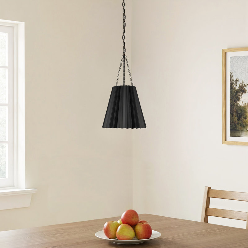 Tindra 1 - Light Single Pendant, Matte Black, 27.25" H x 16" W x 16" D