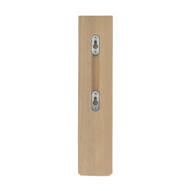 14" Unfinished Alder Traditional Plain Wood Corbel