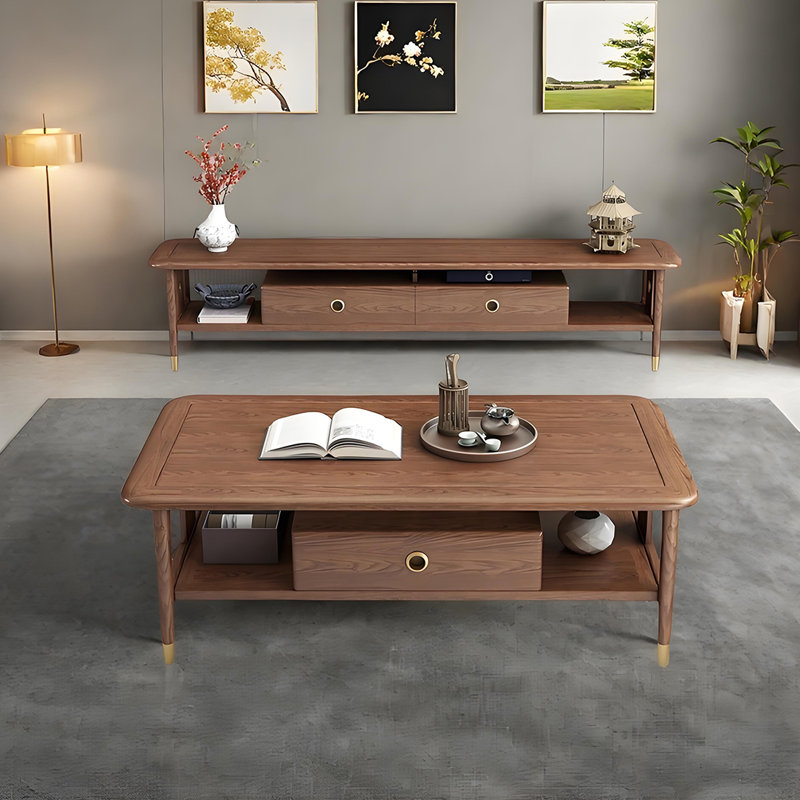 Ensemble de table basse et meuble télé Nordic