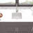 Quartz Kitchen Sink - 17.71"X15.74" White Granite Composite Undermount Kitchen Sink