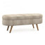 Repose-pieds moderne, banc de rangement ovale, banc de chambre-1202770296