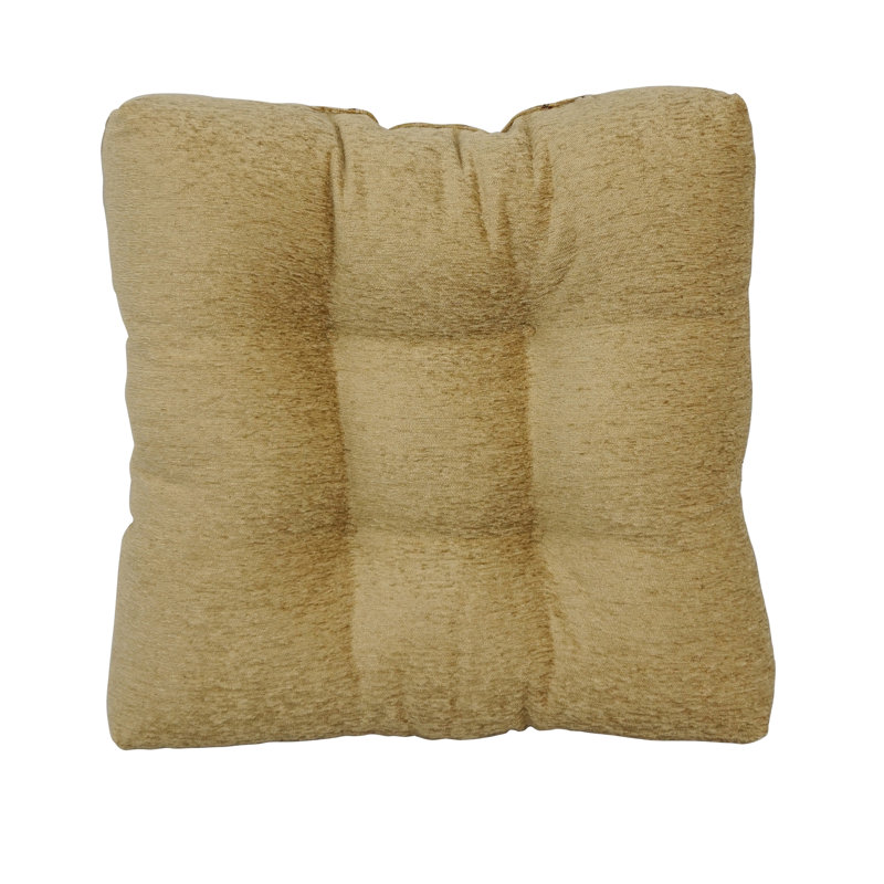 Coussin de chaise carrée 19 pouces, Tanné