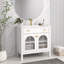 Meuble-lavabo de salle de bain 35,6 po Mid-Century