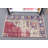 Traditional Turkish Door Mat in Rich Red and Cream Tones Featuring Ornate Floral Patterns Ideal for Home Decor