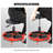 Pneumatic Garage Seat Rolling Mechanic Stool with Tool Tray Storage
