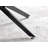 Atal Marble Effect Coffee Table - Glass Topped Metal Leg Centre Table-344349321-344349332