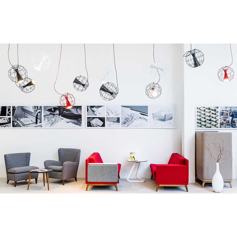 Latitude 1 - Light LED Pendant, Red
