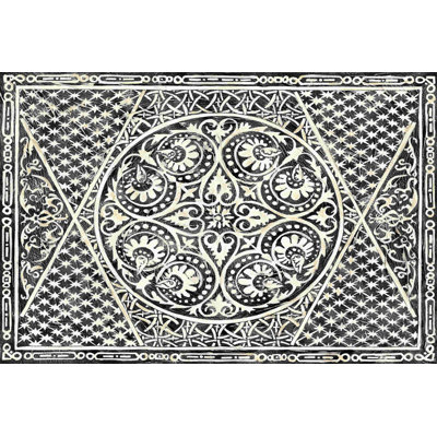 Gravure sur bois en noir II