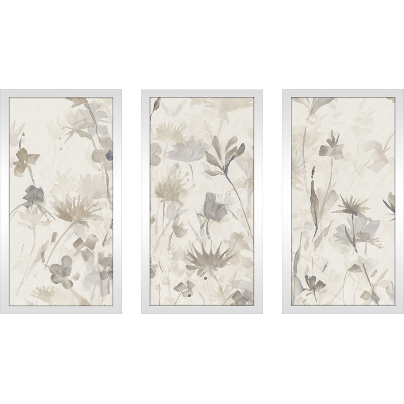 «Garden Shadows IV», reproduction de peinture à l'acrylique à multiples images sur acrylique, H 25,5 po x l 40,5 po x P 1 po