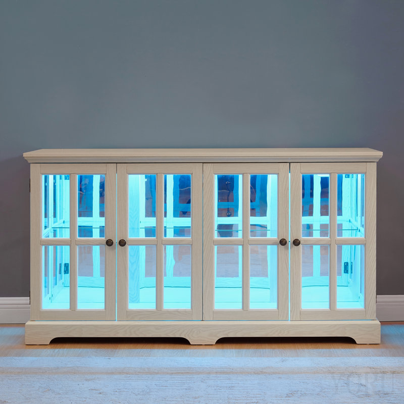 Vitrine Led Led Vitrine Antique avec portes en verre