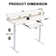 60inch Electric Standing Desk With Height Adjustable Gaming Desk,power Outlets, Led Lights, Keyboard Tray, And Monitor Shelf,for Home Office