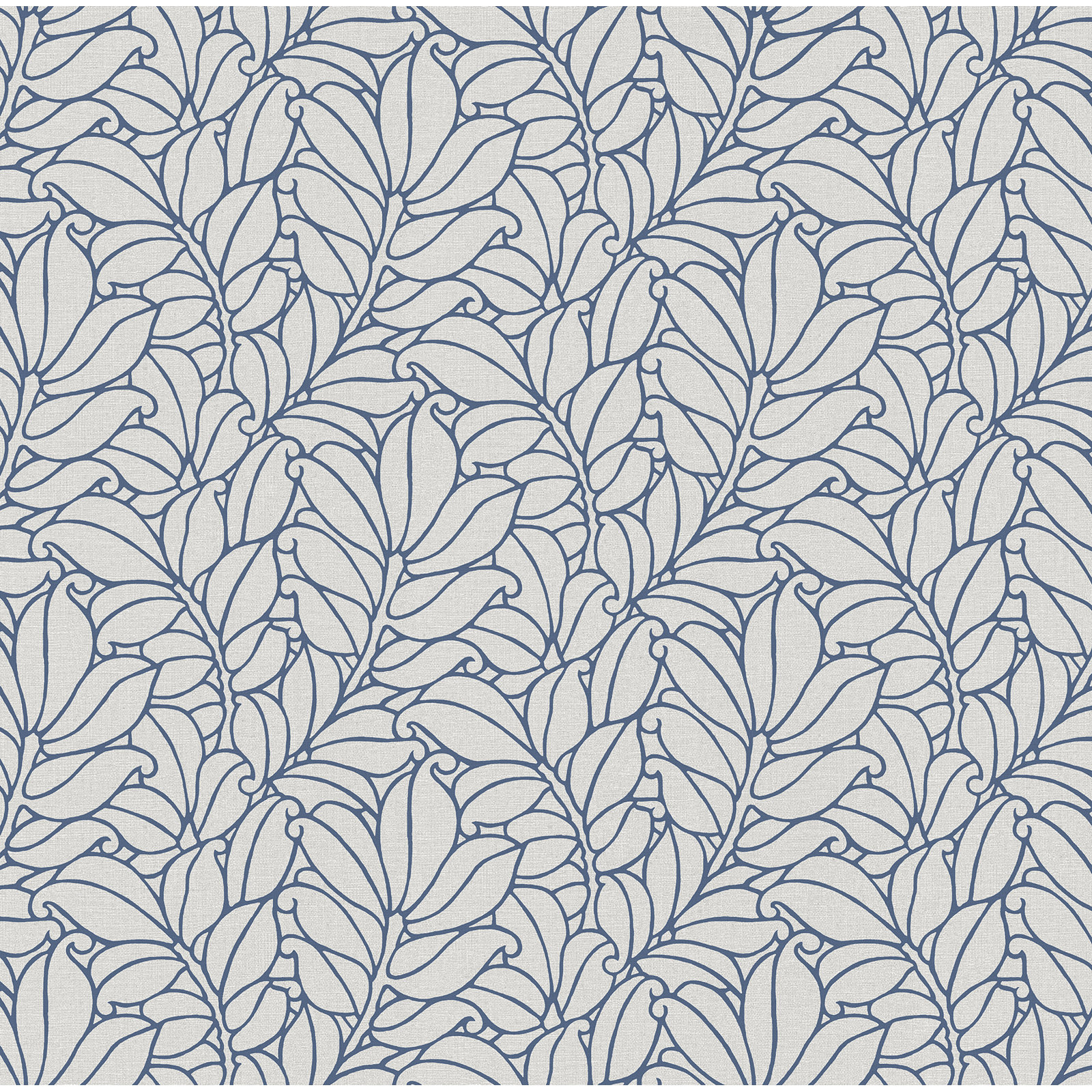 Lua Modern Floral Wallpaper, Gray