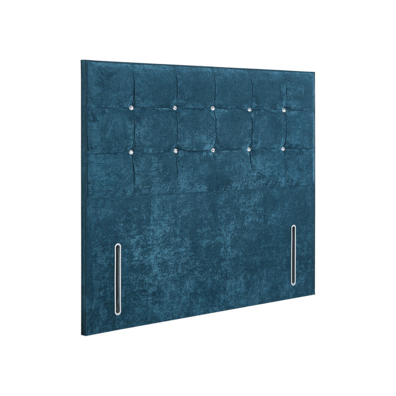 Glamour Upholstered Headboard, Kensington, Kensington Emerald, King Size (5')