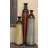 Waltham Multi Colored Metal Tall Enameled Bottleneck Floor Decorative Vase with Chevron Pattern