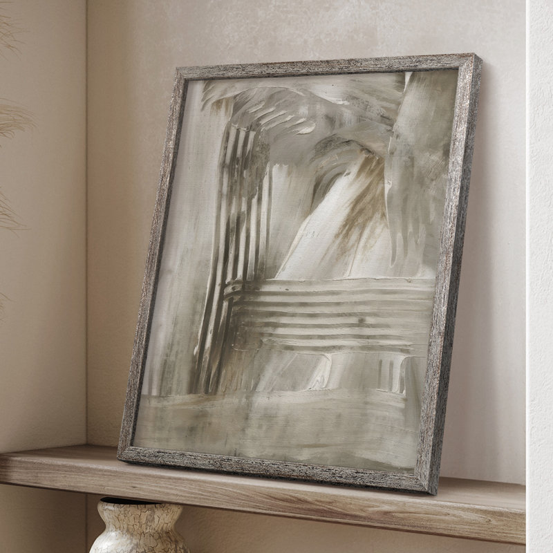 Earth Markings II, reproduction encadrée - bois massif, H 15 po x l 12 po
