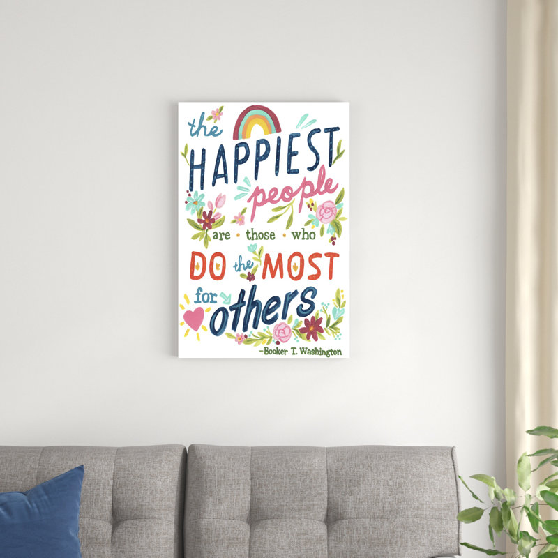 " Booker T Washington Quote I " by June Erica Vess, 30" H x 20" W