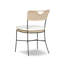 Chaise de salle à manger d'extérieur Honor - blanc rétro-412076260-412076262