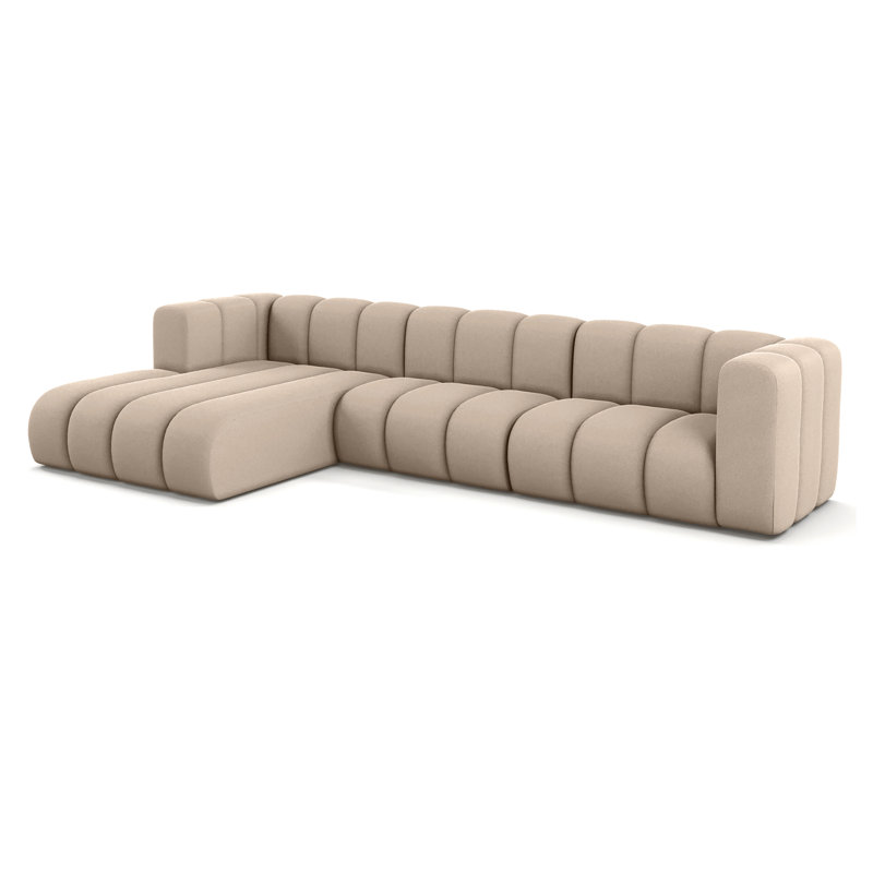 3 Seater Velvet Sectional