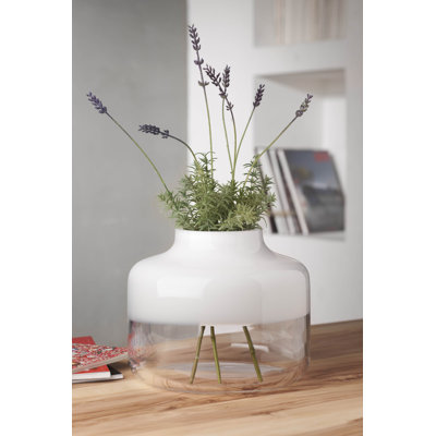 Vase de table en cristal sans plomb 7,87 po Magnolia