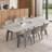Dining Table with Chair Set of 3-104693575