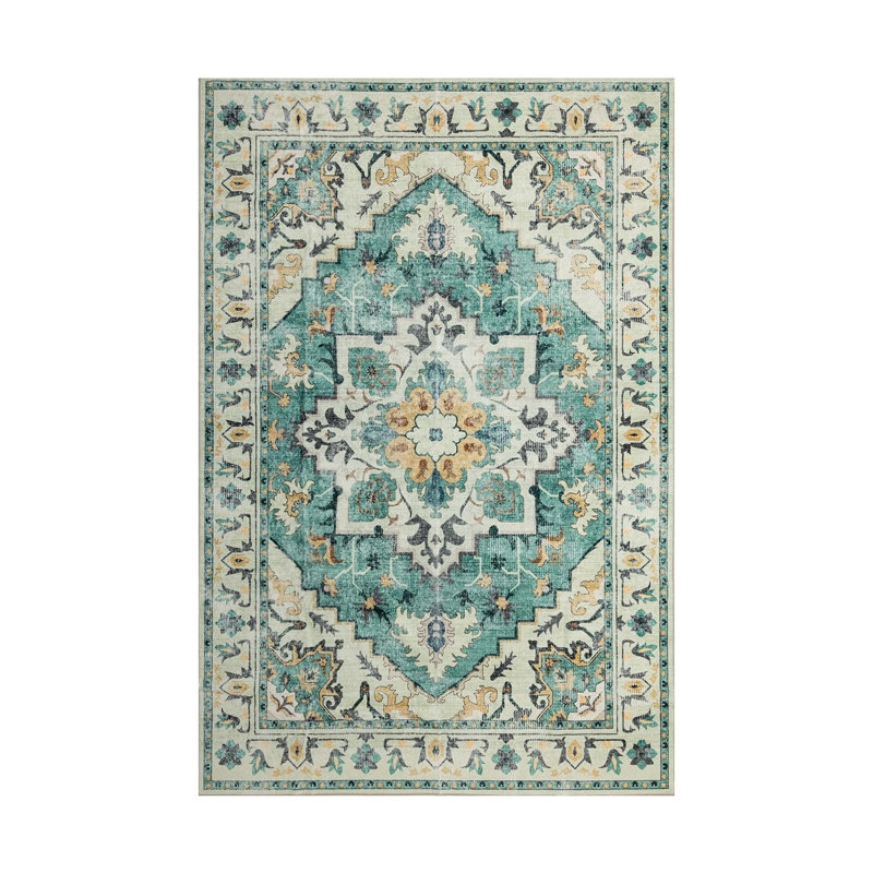 Tapis rectangulaire Cardell avec envers antidérapant, Rectangle 4 pi x 6 pi