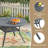 4-Person Outdoor Aluminum Patio Dining Set-732072775