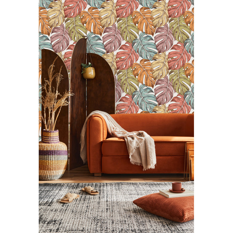 Panneau de papier peint Eufaula, L 18,75 po x l 25 po, Vinyle