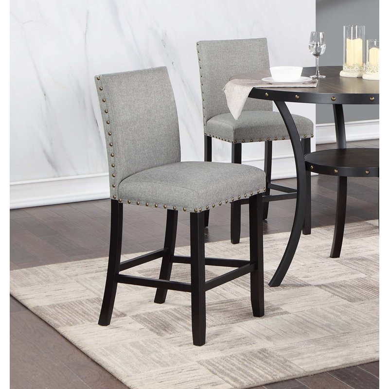 Ensemble de chaises de salle à manger à hauteur de comptoir 2 pièces