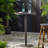 Outdoor 26" Round PE Rattan Patio Bar Table