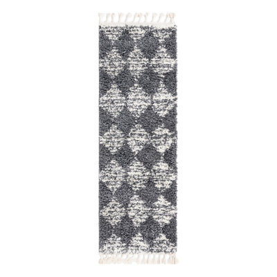 Serenity Shag Geometric Indoor Rug